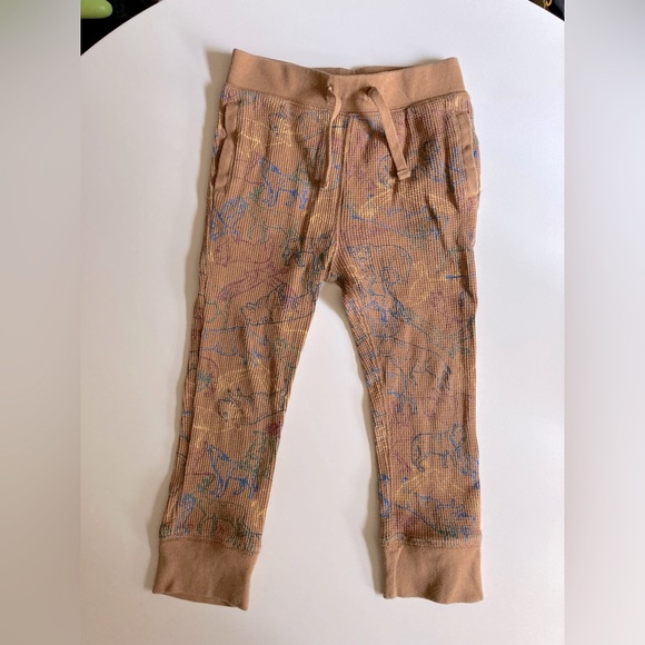 Old Navy Toddler Pants Comfy Animal Pattern Pants Size 3T Forest Animals - Picture 1 of 6